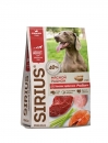 Сухой корм для собак Sirius Adult dog Мясной рацион 