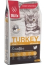 Сухой корм для кошек Blitz for adult cats Turkey