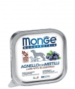 Консервы для собак Monge AGNELLO CON MIRTILLI
