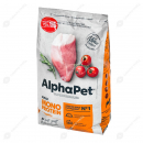 Сухой корм для собак AlphaPet Adult Monoprotein turkey adult mini