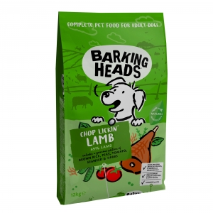 Сухой корм для собак Barking Heads для собак с ягненком и рисом 
