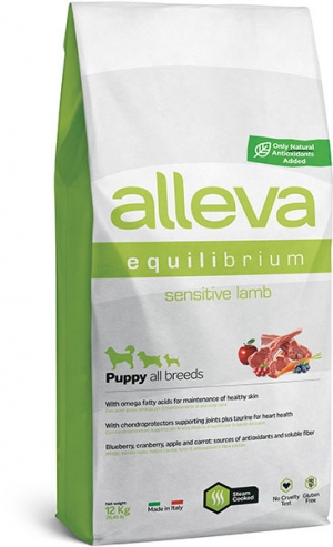 Сухой корм для собак Alleva Equilibrium Sensitive Lamb Puppy All Breeds