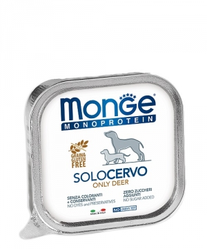 Консервы для собак Monge SOLO CERVO