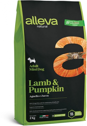 Сухой корм для собак Alleva Natural Lumb&Pumpkin Adult Mini