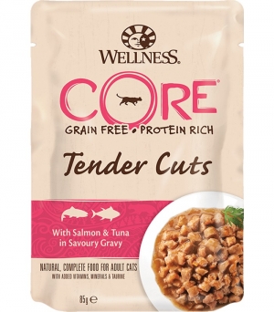 Консервы для кошек Wellness Core Tender Cats Salmon & Tuna
