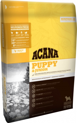 Сухой корм для собак Acana puppy junior (линия Heritage)