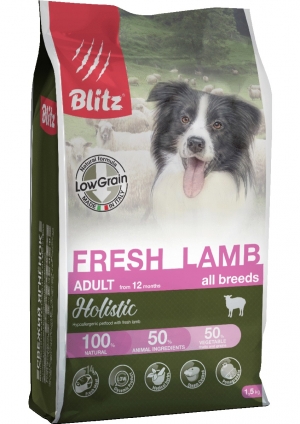 Сухой корм для собак Blitz Holistic Fresh Lamb Adult Dog All Breeds Low Grain