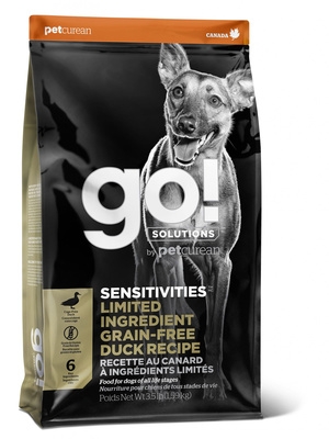 Сухой корм для собак GO!Sensitivity+Shine LID duck dog recipe